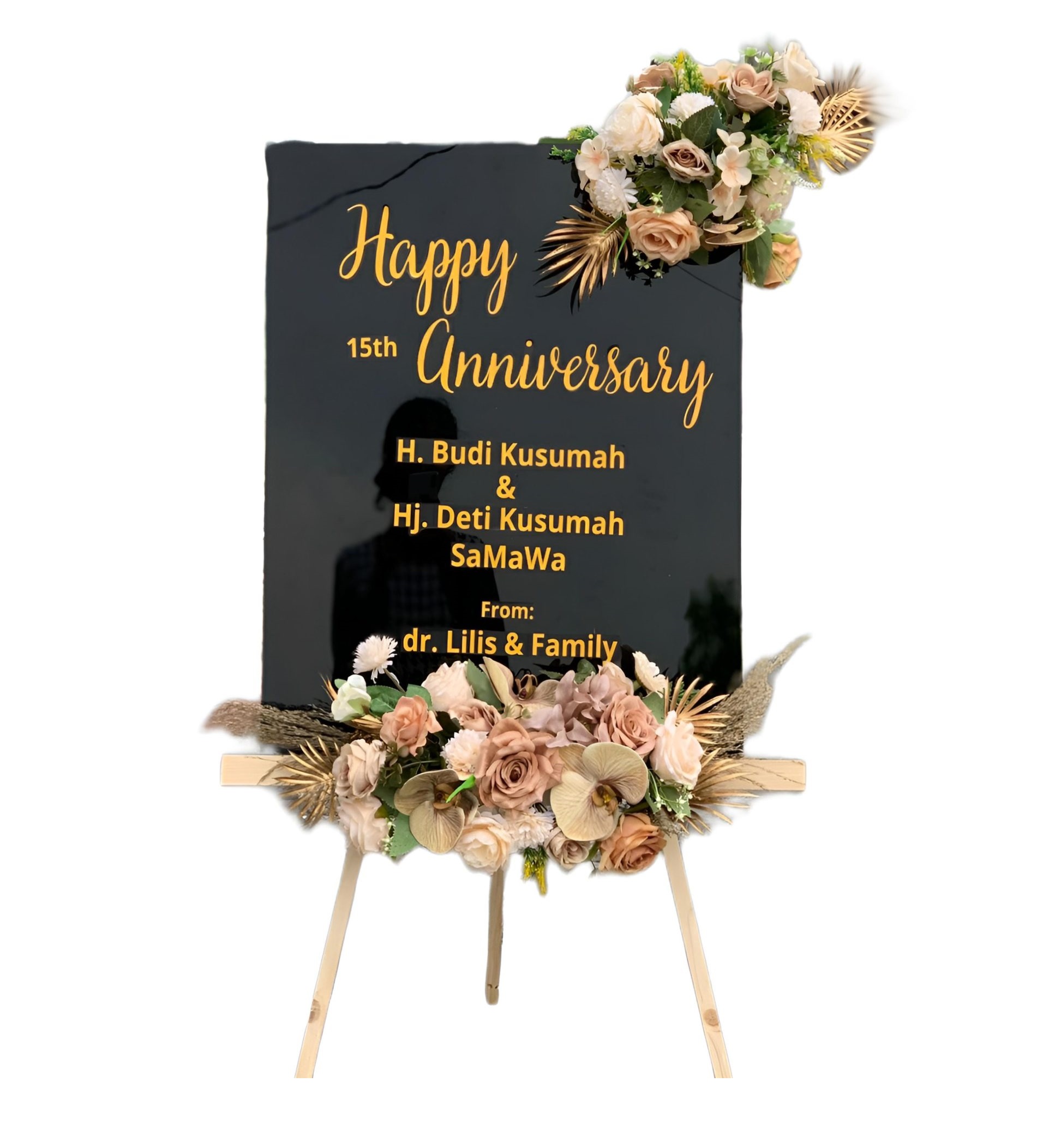 Papan Bunga Akrilik Telanaipura